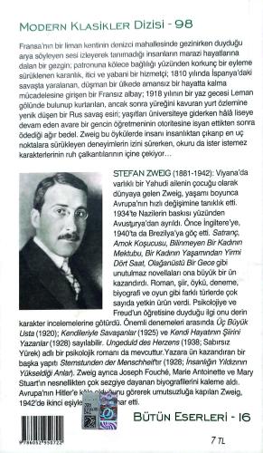 Ay Işığı Sokağı Stefan Zweig Türkiye İş Bankası Kültür Yayınları