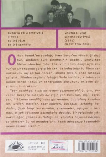 Gizli Yüz Orhan Pamuk İletişim