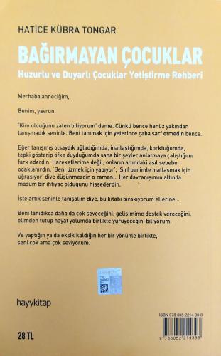 Bağırmayan Çocuklar Hatice Kübra Tongar Hayykitap