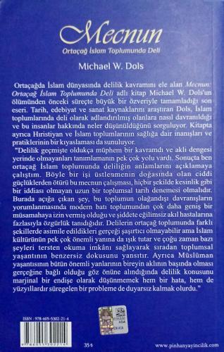 Mecnun Michael W. Dols Pinhan Yayıncılık