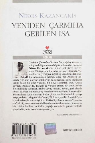 Yeniden Çarmıha Gerilen İsa Nikos Kazancakis Can Roman