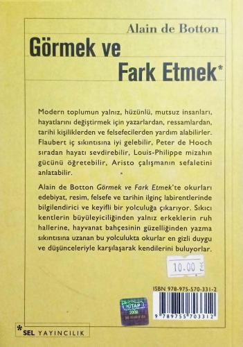 Görmek ve Fark Etmek Alain De Botton Sel Yayıncılık