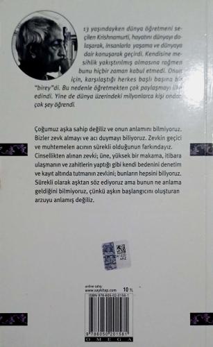 Aşk, Seks ve Namus Jiddu Krishnamurti Omega