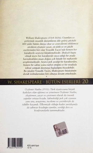 Venedik Taciri William Shakespeare Türkiye İş Bankası Kültür Yayınları