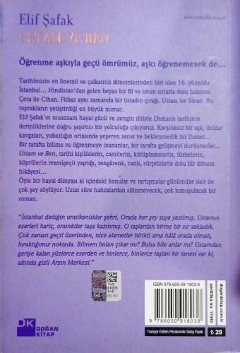 Ustam ve Ben Elif Şafak Doğan Kitap