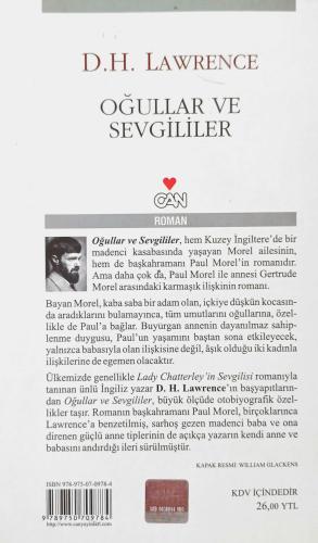 Oğullar ve Sevgililer D.H.Lawrence Can Roman