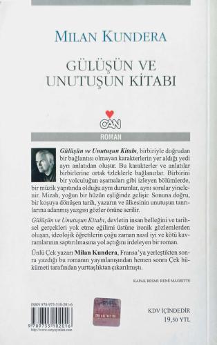 Gülüşün Ve Unutuşun Kitabı Milan Kundera Can Roman