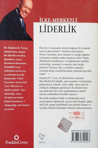 İlke Merkezli Liderlik Stephen R. Covey Varlık