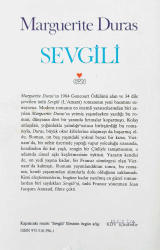 Sevgili Marguerite Duras Can Roman