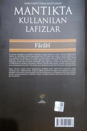 Mantıkta Kullanılan Lafızlar Farabi Litera Yayıncılık