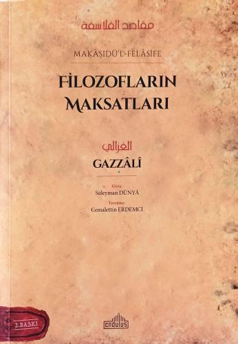 Filozofların Maksatları İmam Gazali Endülüs Yayınları