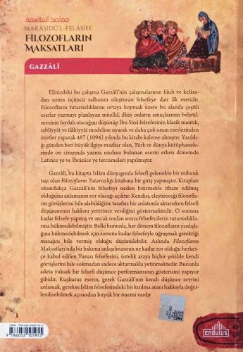 Filozofların Maksatları İmam Gazali Endülüs Yayınları