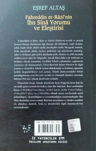 Fahreddin er-Razi'nin İbn Sina Yorumu ve Eleştirisi Eşref Altaş İz Yay