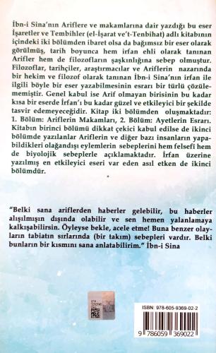 Ariflerin Makamları Makamatu’l Arifin ve Esraru’l Ayat İbni Sina İbn-i