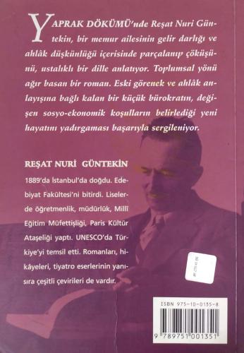 Yaprak Dökümü Reşat Nuri Güntekin İnkılap