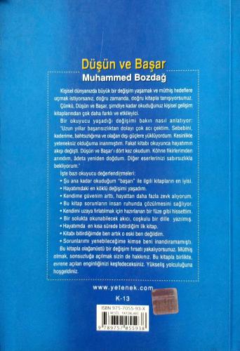 Düşün ve Başar Muhammed Bozdağ Nesil