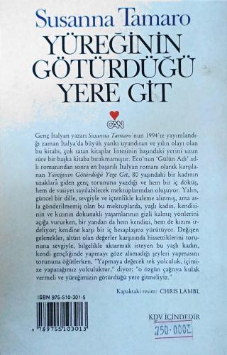 Yüreğinin Götürdüğü Yere Git Susanna Tamaro Can Yayınları