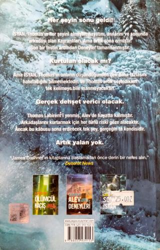 Labirent: Son İsyan James Dashner Pegasus Yayıncılık