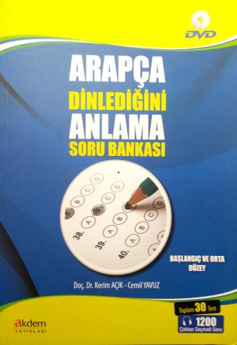 Arapça Dinlediğini Anlama Soru Bankası (Cd'li) Kerim Açık Akdem Yayınl