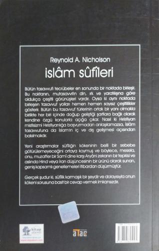 islam Sufileri Reynold A. Nicholson Ataç