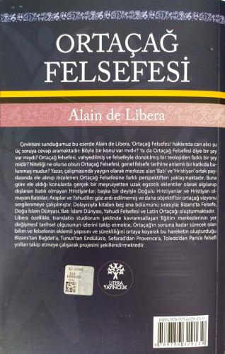 Ortaçağ Felsefesi Alain De Libera Litera Yayıncılık