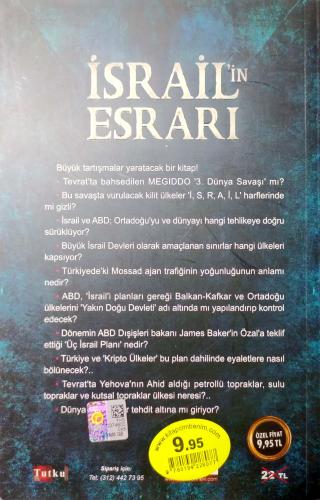 İsrail'in Esrarı Hakan Yılmaz Çebi Tutku