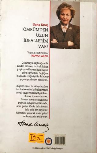 Ömrümden Uzun İdeallerim Var! Suna Kıraç Suna ve İnan Kıraç Vakfı