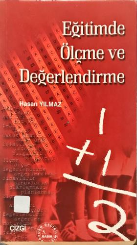 Eğitimde Ölçme ve Değerlendirme Hasan Yılmaz Çizgi