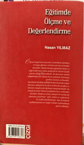 Eğitimde Ölçme ve Değerlendirme Hasan Yılmaz Çizgi