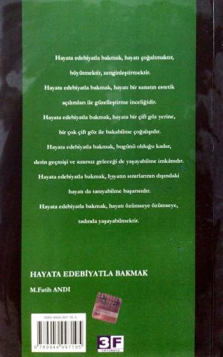 Hayata Edebiyatla Bakmak M. Fatih Andı 3F Yayınevi